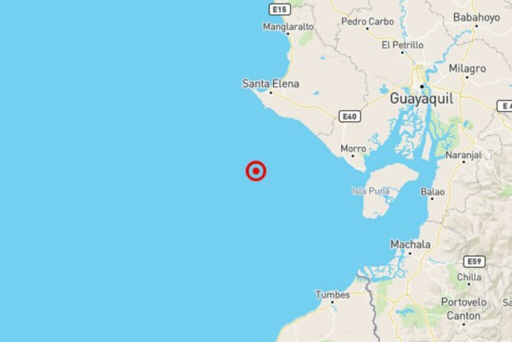 Un temblor se registró en Santa Elena.