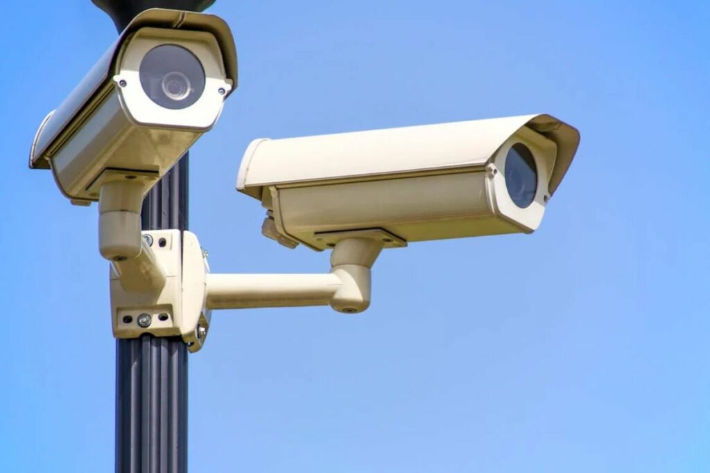 Imagen referencial de cámaras de videovigilancia.
