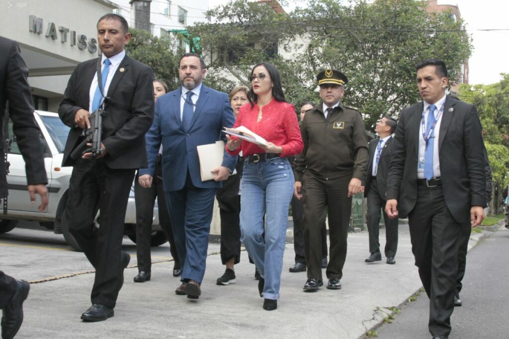 Viviana Veloz, presidenta de la Asamblea Nacional, presentó pedidos a la Corte Constitucional sobre la 'Ley Antipillos' hace dos días.