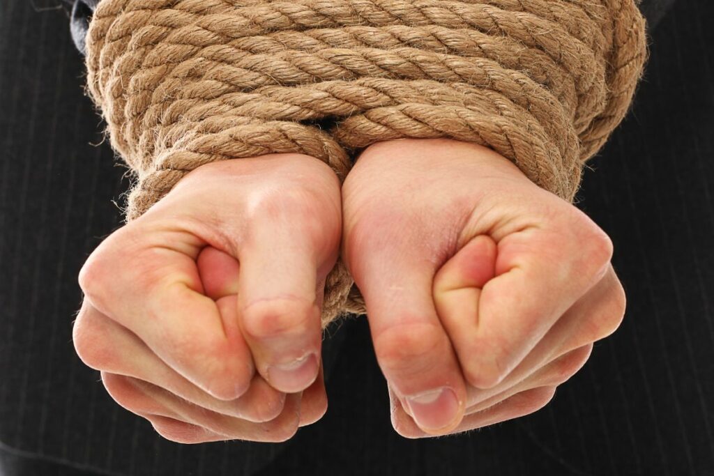 Imagen referencial de un secuestro.