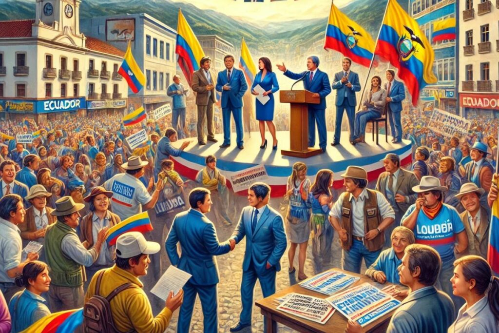 Imagen referencial sobre la campaña política en las elecciones de 2025.