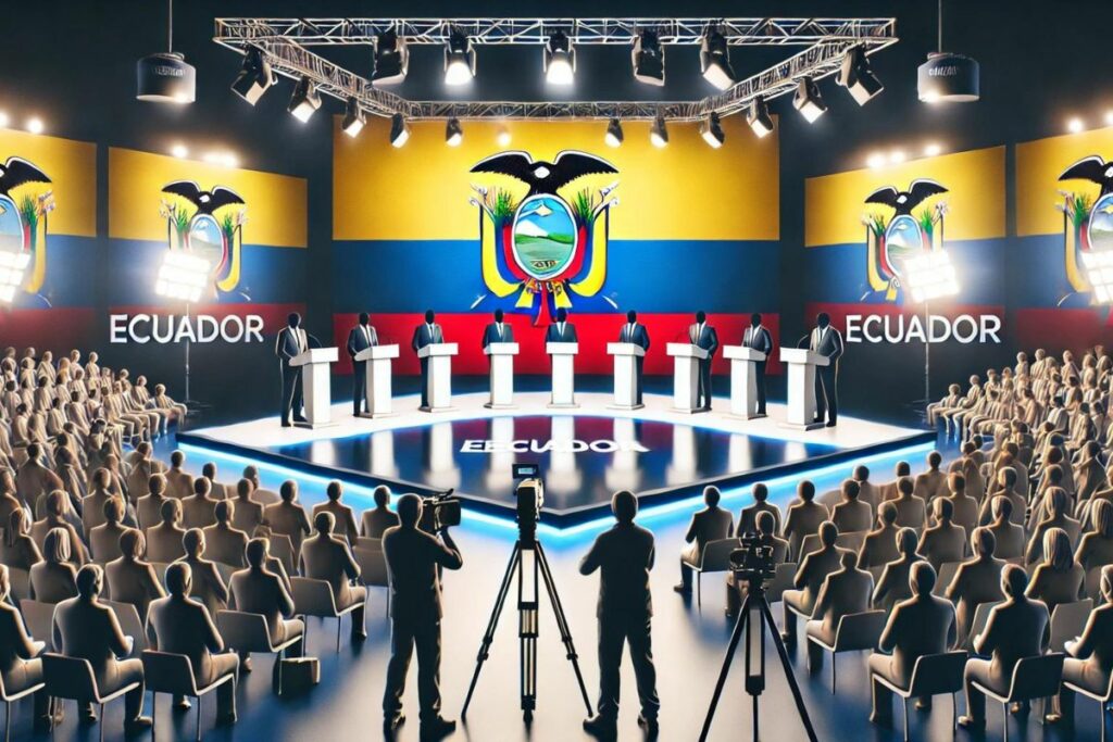 A las 19;00, se llevará a cabo el debate de candidatos a la Presidencia de Ecuador. Se realizará en dos grupos.