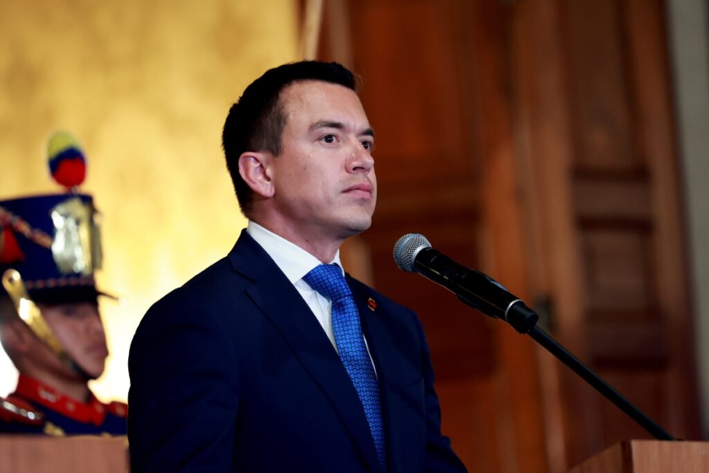 Daniel Noboa acudió a la investidura de Donald Trump en Estados Unidos.