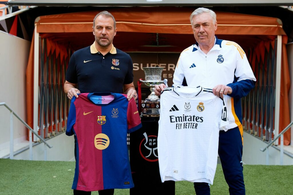 EL FC Barcelona y el Real Madrid se enfrentan en la final de la Supercopa de España 2025.