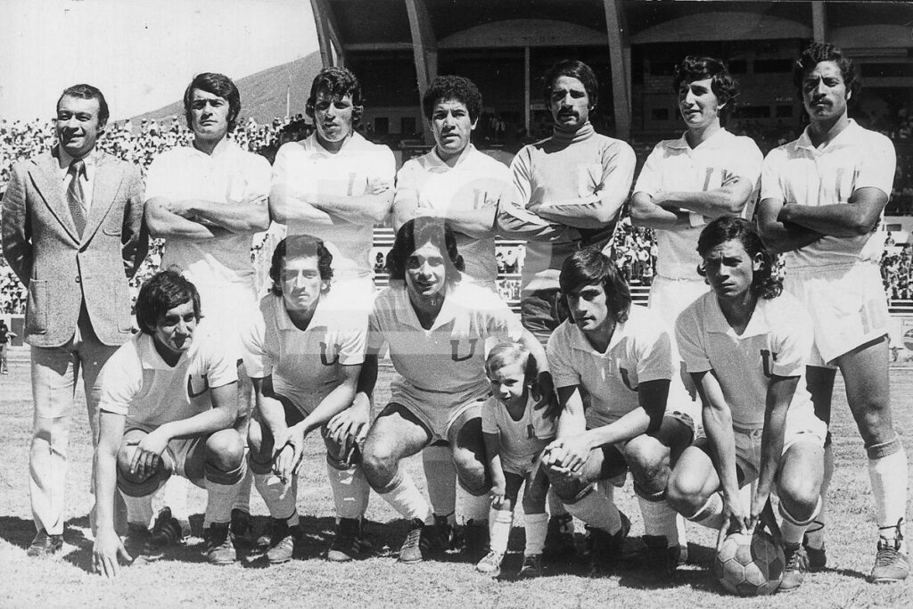 Equipo de Liga de Quito que ganó el campeonato ecuatoriano en 1974.