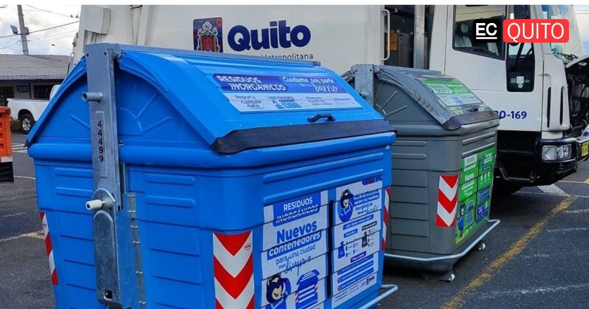 El sur de Quito tiene nuevos contenedores para separar la basura - El ...