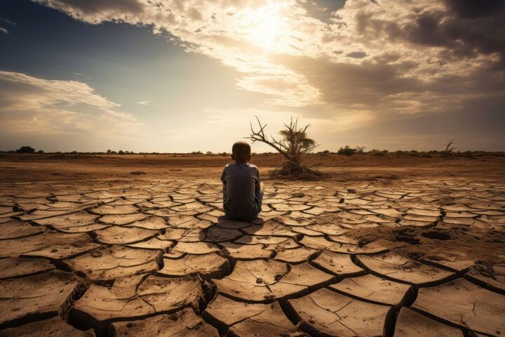 La situación alimentaria resulta desoladora, sobre todo, para niños y mujeres, por el clima extremo. Foto: Freepik