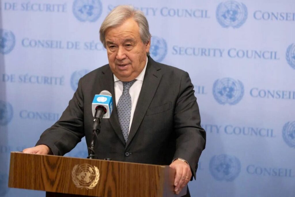 El secretario general de Naciones Unidas, António Guterres en una fotografía de archivo.