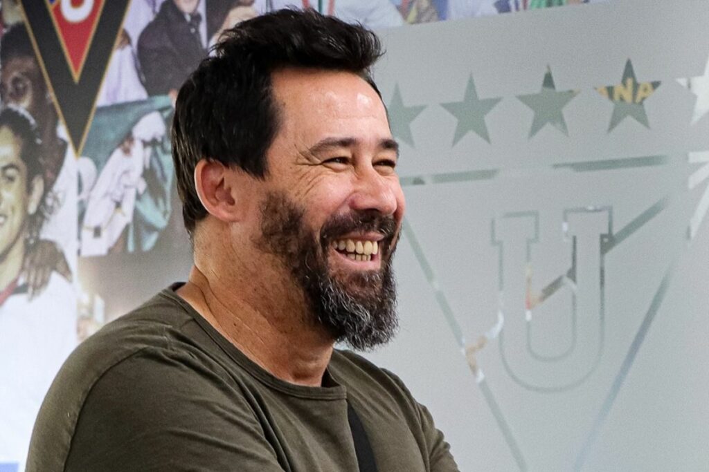 Pablo 'Vitamina' Sánchez, entrenador de Liga de Quito.