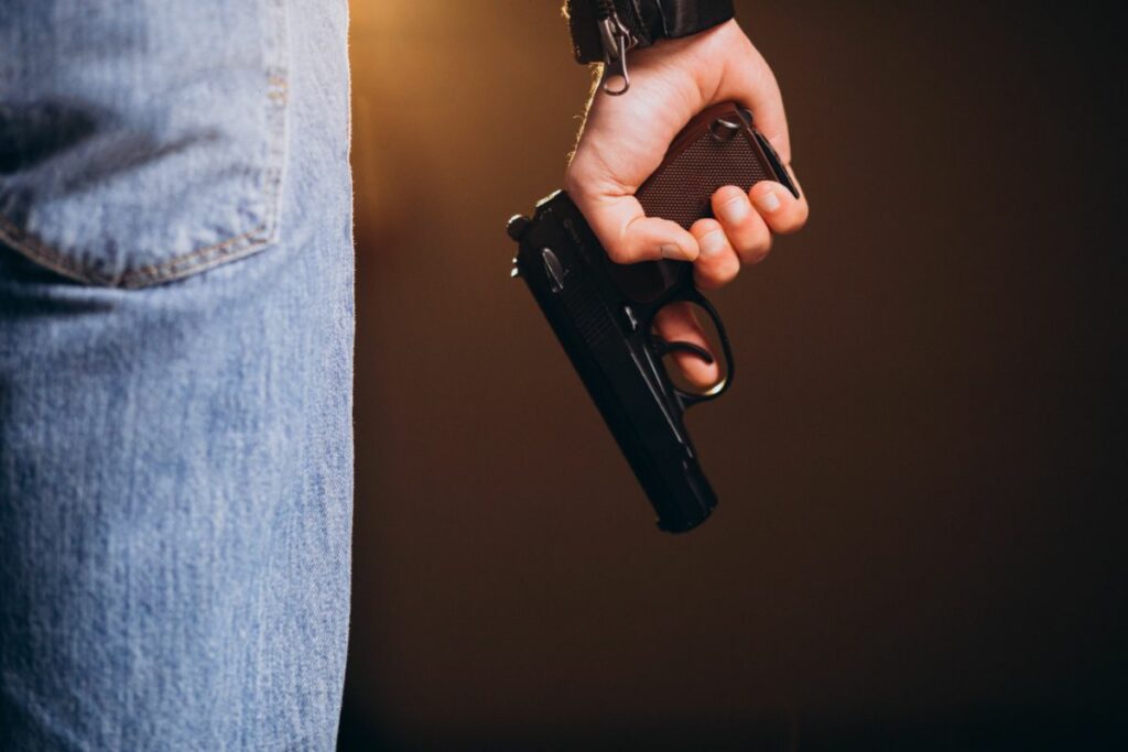 Imagen referencial de un asesinato con arma de fuego.
