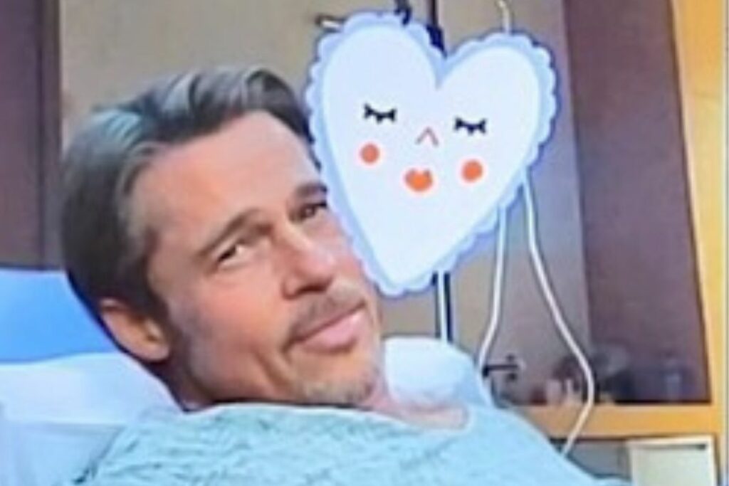Fotos con la imagen del actor Brad Pitt que le enviaron a Anne.