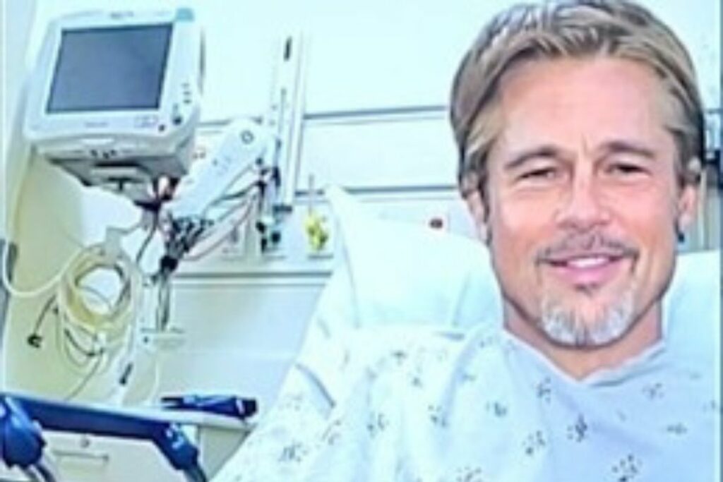 Fotos con la imagen del actor Brad Pitt que le enviaron a Anne. 