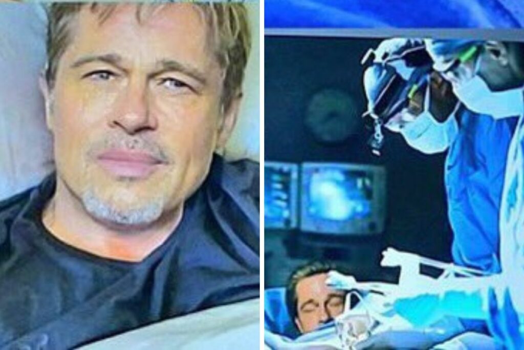 Fotos con la imagen del actor Brad Pitt que le enviaron a Anne. 