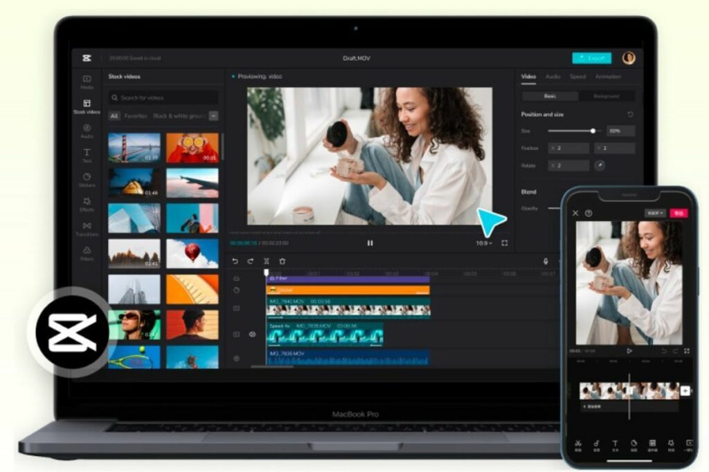 Editor de video CapCut también se verá afectado con el cierre de TikTok en Estados Unidos.
