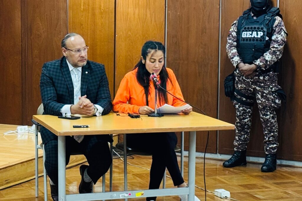 Mayra Salazar, una de los diez sentenciados con procedimiento abreviado en el caso Metástasis, pidió disculpas públicas.