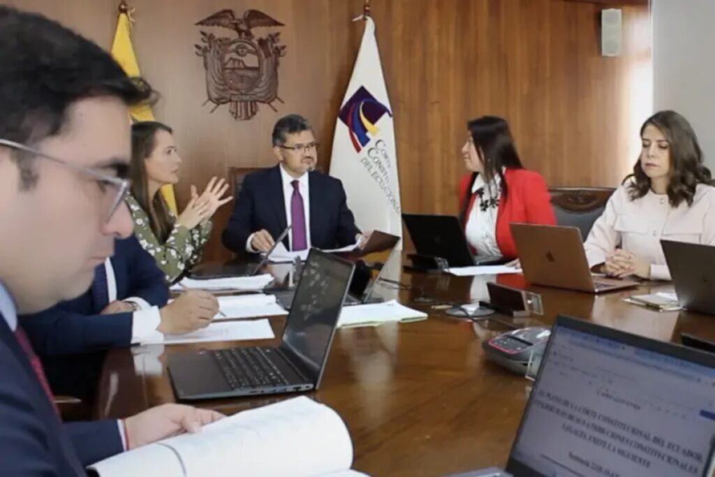 La Corte Constitucional resolvió sobre la designación de Cynthia Gellibert y el encargo de Daniel Noboa el 23 de enero.