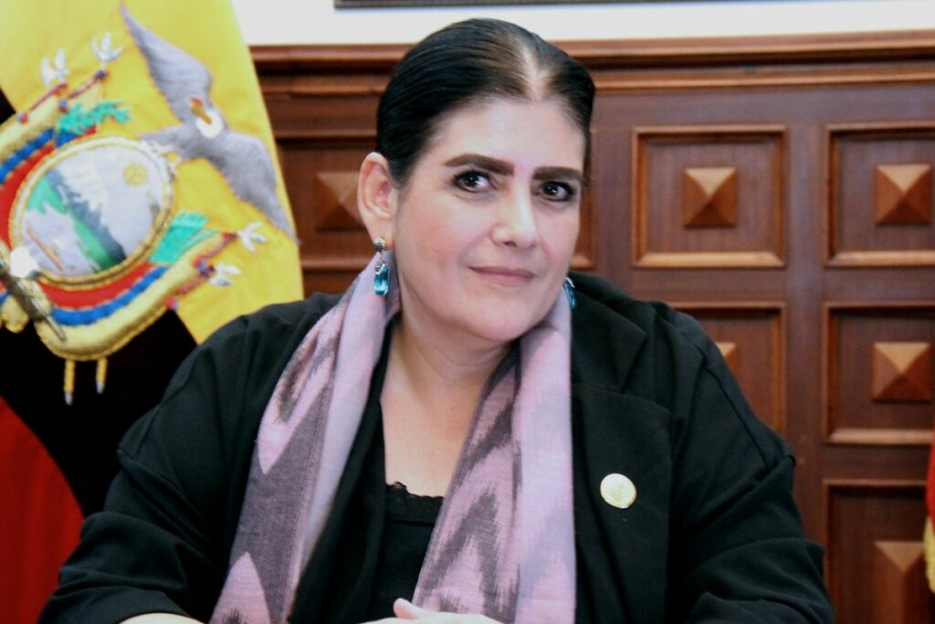 Mónica Palencia dejó el cargo de Ministra del Interior. Archivo