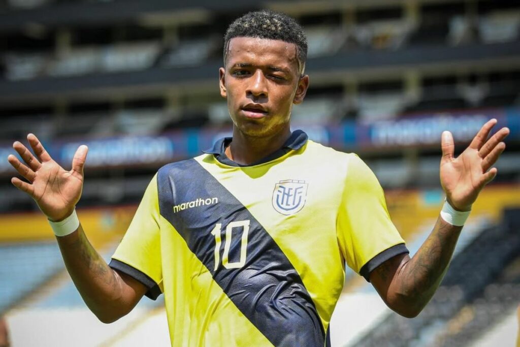 Keny Arroyo es una de las figuras con la que cuenta la Selección de Ecuador sub-20.