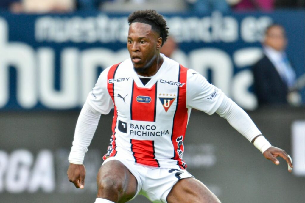 Jhojan Julio en su segunda etapa como jugador de Liga de Quito.