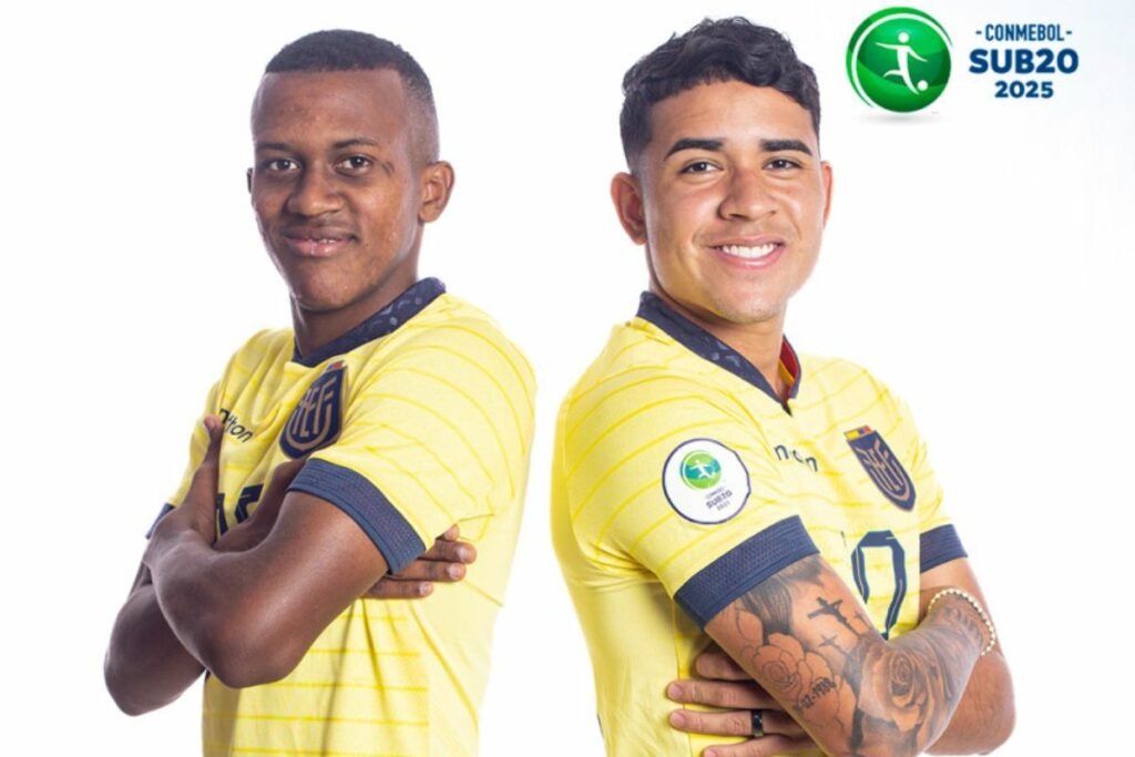 Justin Lerma (i) y Kendry Páez.
