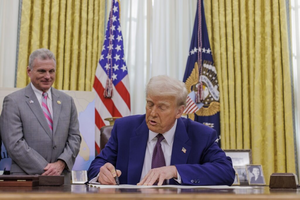 Donald Trump, presidente de los Estados Unidos.