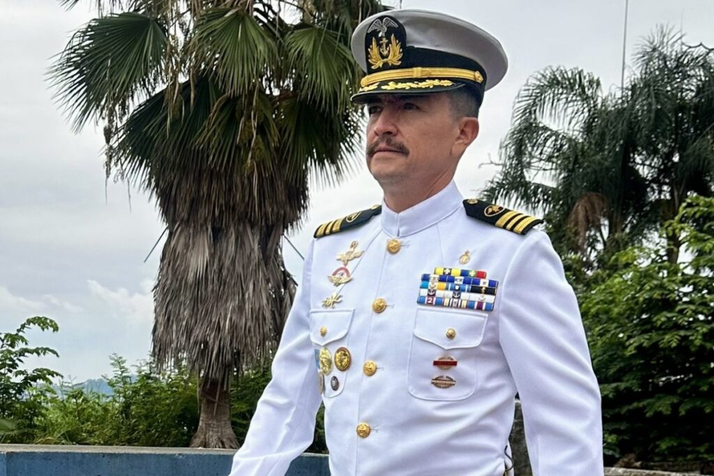 El capitán Edwin Luis Ortega Sevilla regresó a la Armada.