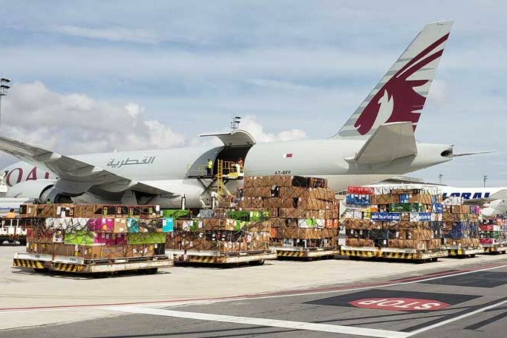 En 22 días se enviaron 28 779 toneladas de flores ecuatorianas por el aeropuerto de Quito a distintas partes del mundo, para celebrar la época de San Valentín 2025.