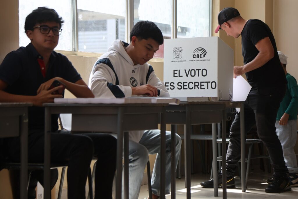 Elecciones en Ecuador el pasado 9 de febrero de 2025.