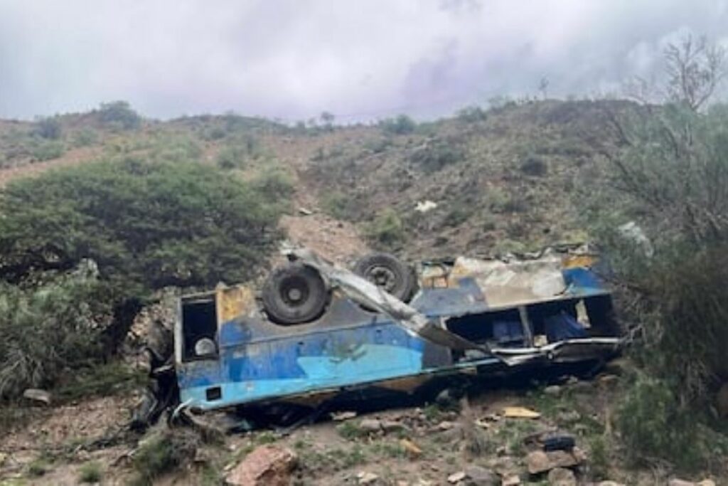 El accidente ocurrió en Potosí, en Bolivia.