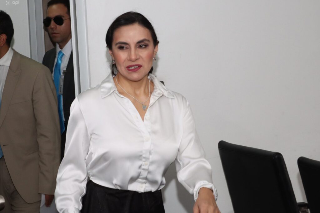 Verónica Abad en una audiencia el pasado 7 de febrero.