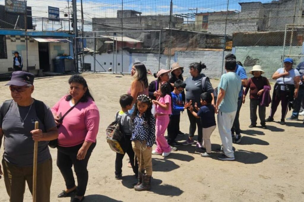 En mayo del 2024, se realizó un simulacro en La Comuna, uno de los barrios de mayor riesgo en tiempos de lluvia.