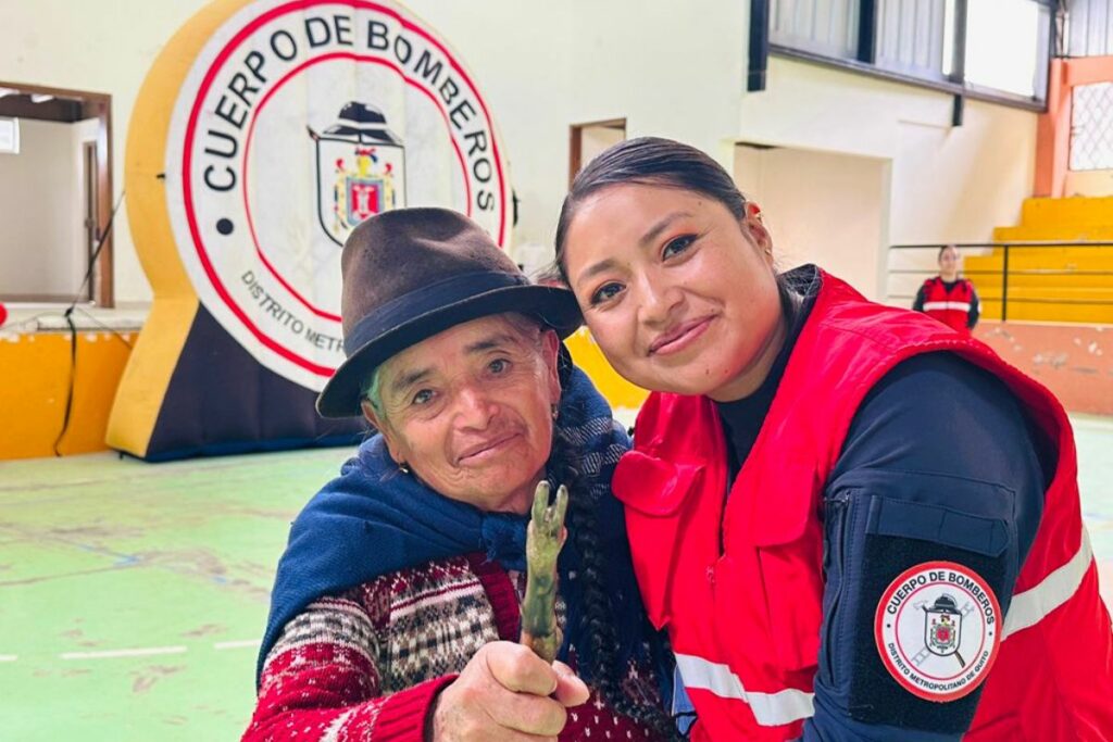 El Cuerpo de Bomberos de Quito compartió un plan de seguridad para las elecciones 2025. Foto referencial: X