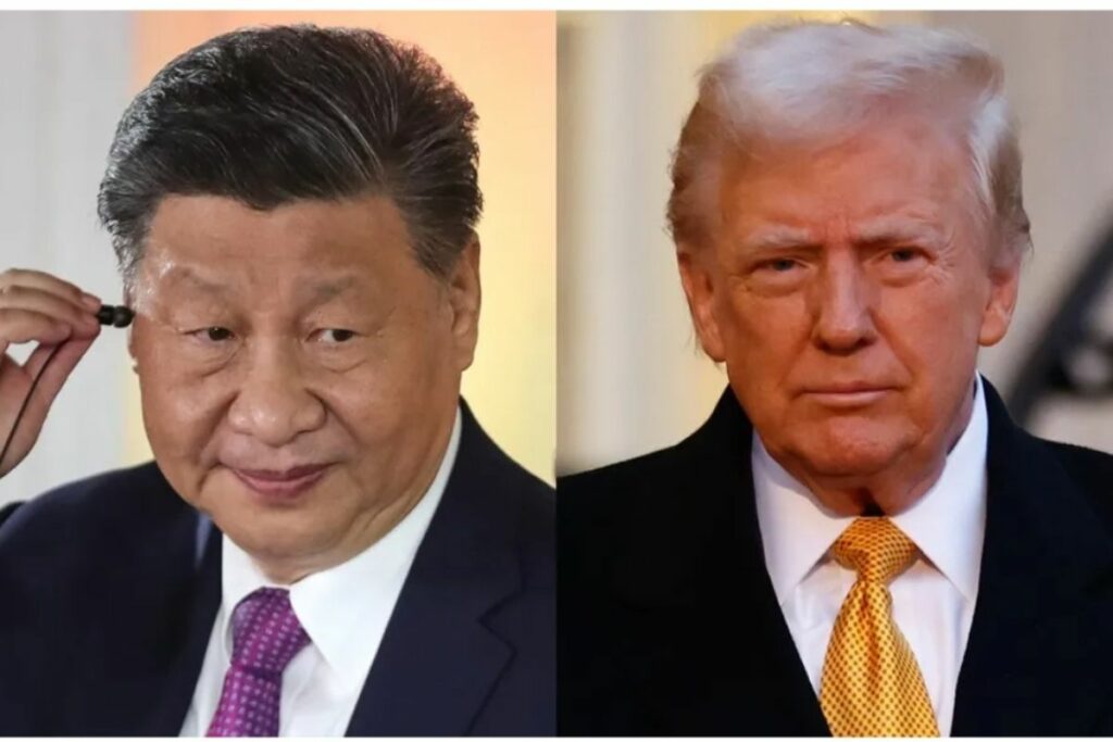 El presidente de China, Xi Jinping (izq.), y el presidente de EE.UU., Donald Trump. Foto: Archivo EFE