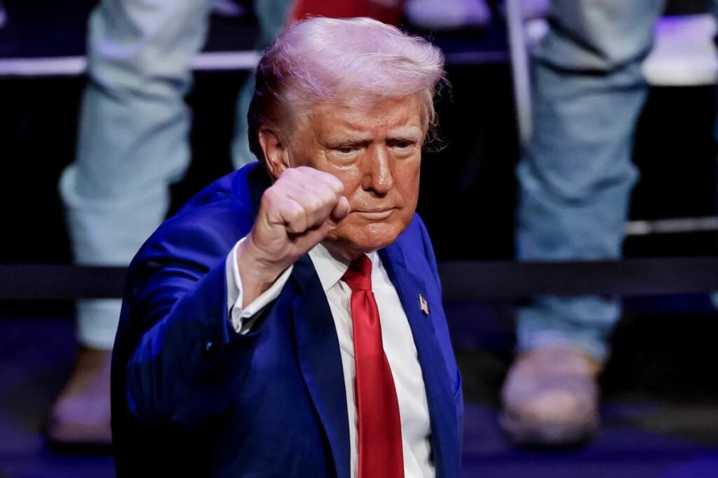 Donald Trump en una fotografía de archivo.