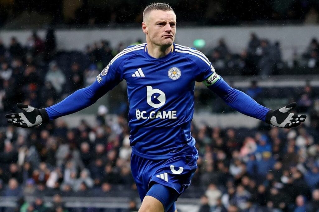 Jamie Vardy se ha burlado en algunas ocasiones de los Spurs en sus celebraciones.