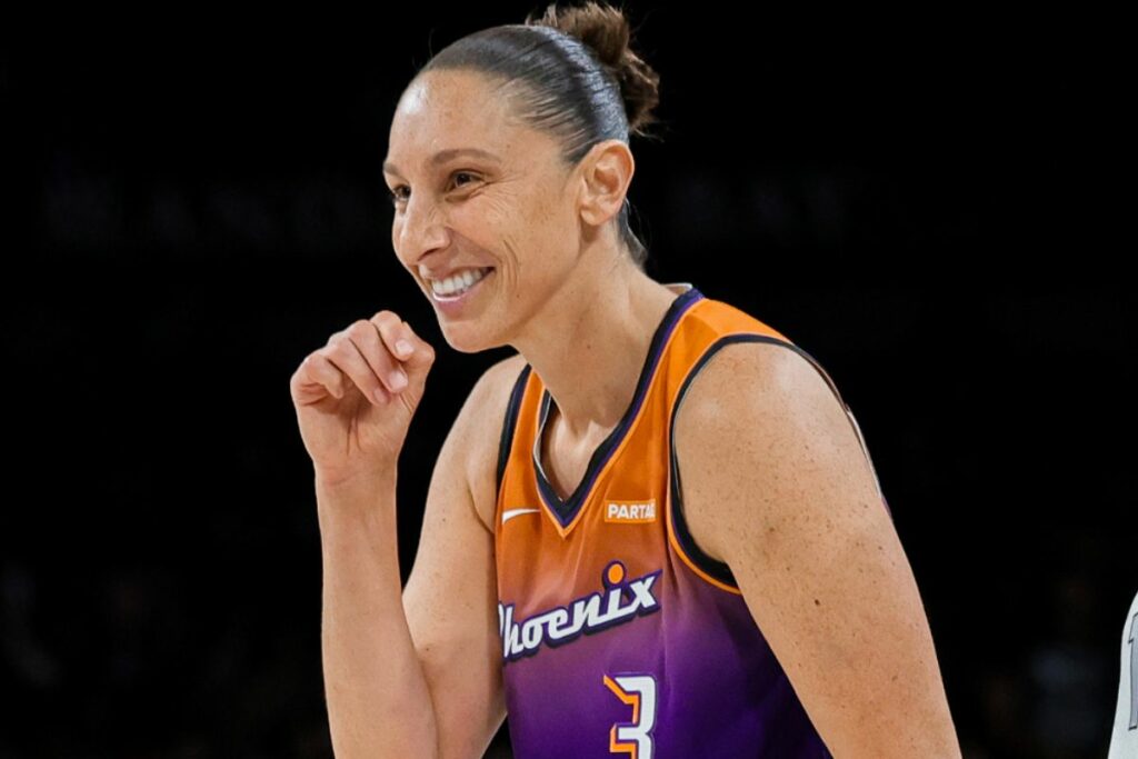 Diana Taurasi con la camiseta de los Phoenix Mercury.