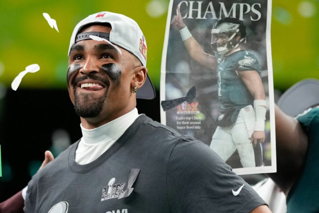 Jalen Hurts fue la gran figura en el Super Bowl LIX que ganaron los Philadelphia Eagles.
