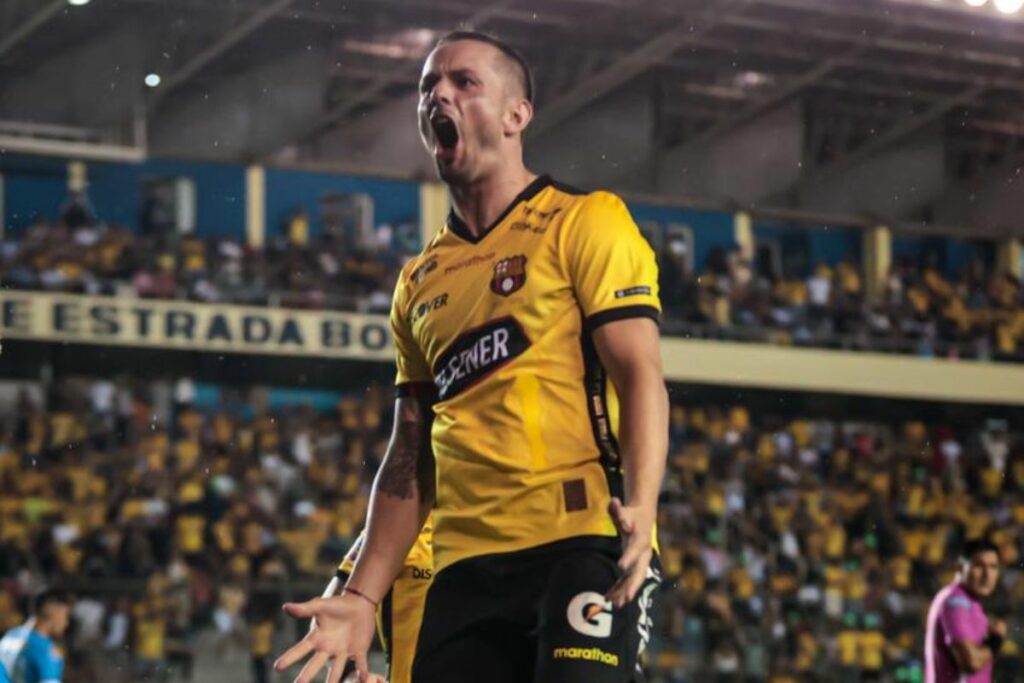 Octavio Rivero le dio una alegría a los aficionados de Barcelona SC en el arranque de la Liga Pro.