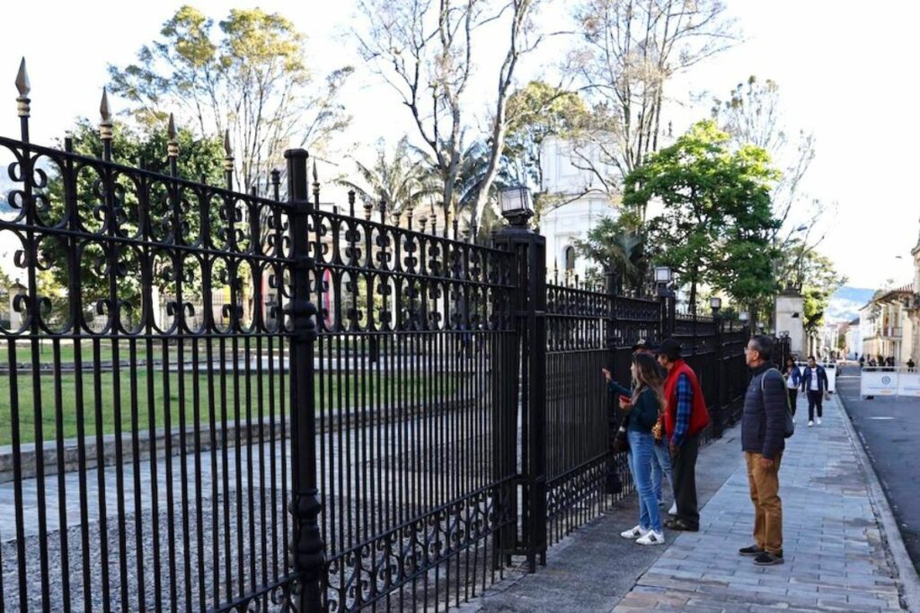 La Casa de Nariño, el palacio presidencial de Colombia, en Bogotá.