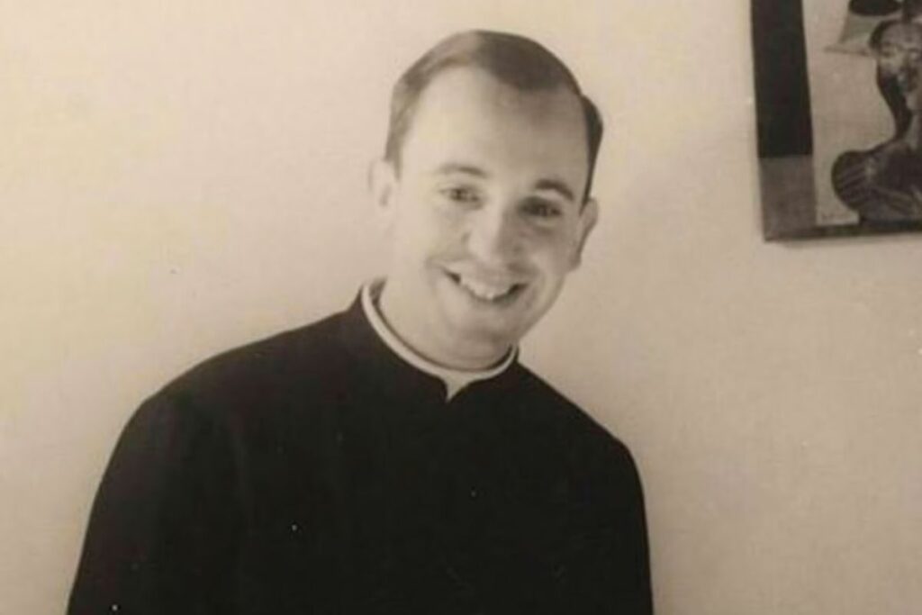 El joven Jorge Bergoglio, en una foto de la década de 1960.