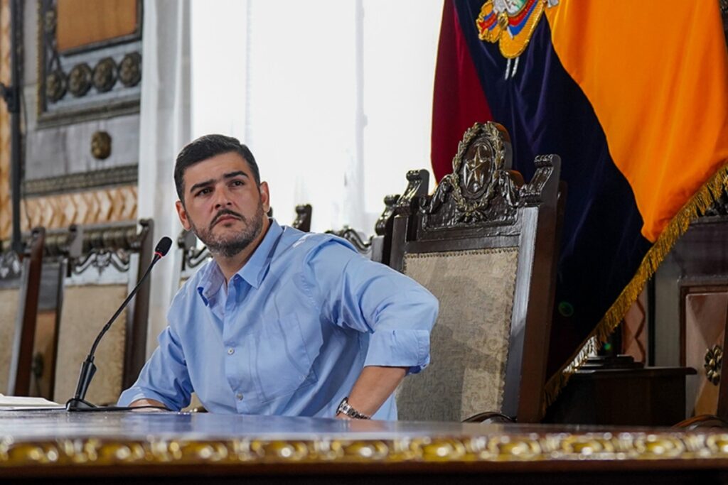 El alcalde de Guayaquil, Aquiles Alvarez, respondió a Daniel Noboa con un video en sus redes sociales.