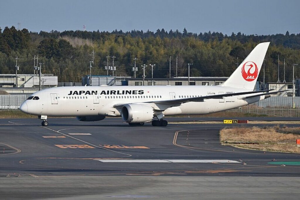 Avión Japan Airlines (JAL).
