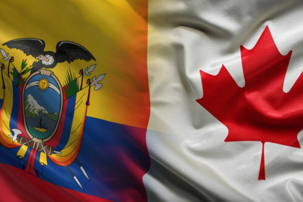 Las negociaciones entre Ecuador y Canadá empezaron en marzo del 2024.