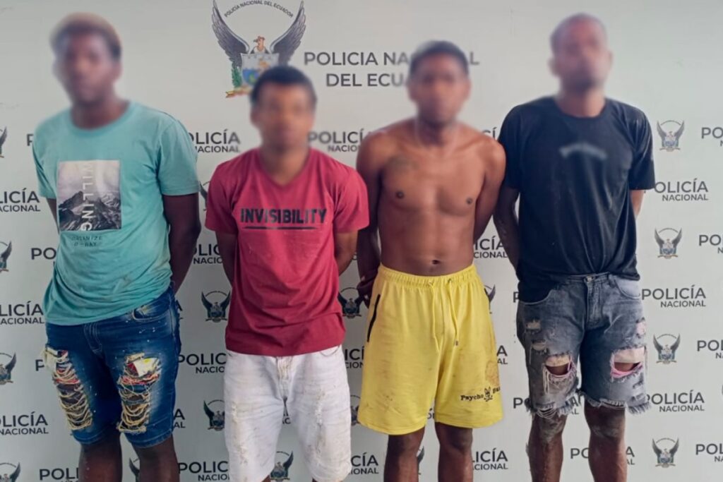 Cuatro presuntos integrantes de Los Tiguerones fueron capturados en un operativo policial.