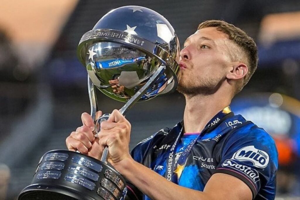 Mateo Carabajal, jugador de Independiente del Valle.