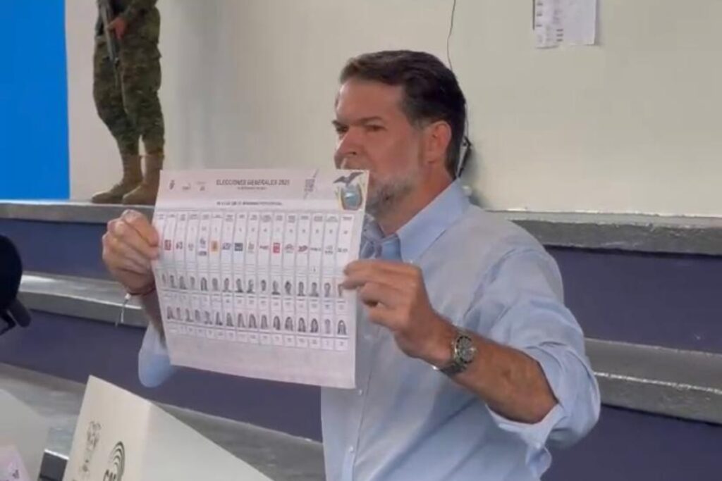 Francesco Tabacchi votó en la circunscripción 3 de Guayas.