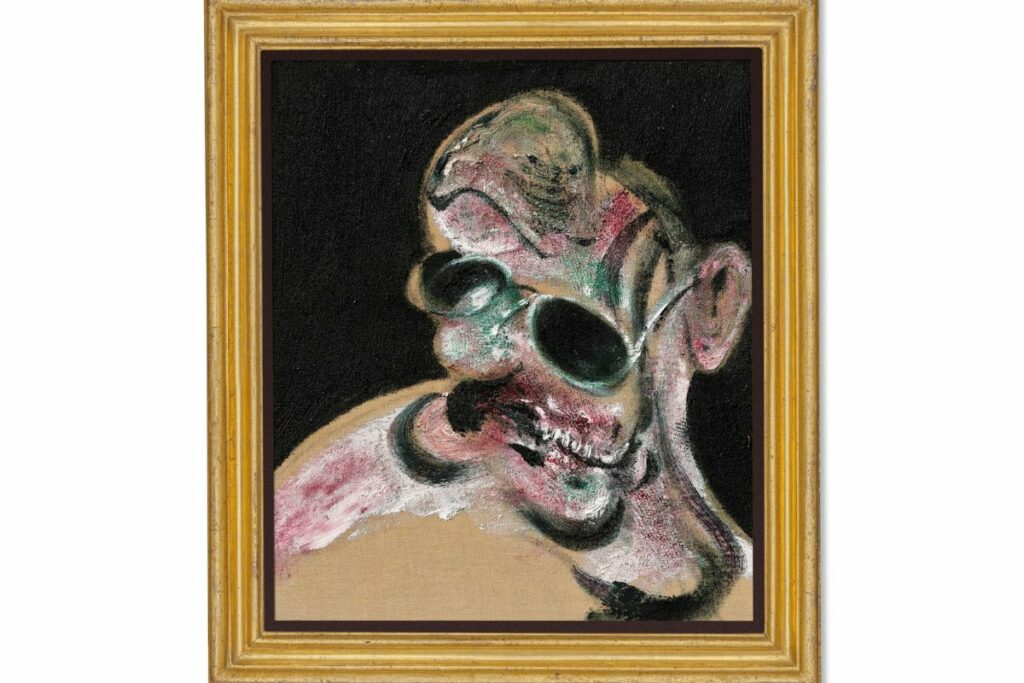 'Retrato de hombre con gafas III'  es una "obra maestra de la época decisiva de la carrera del artista" de estilo figurativo idiosincrásico, que falleció en Madrid en 1992.