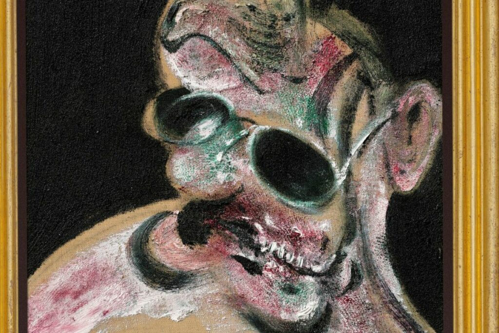 Obra 'Retrato de hombre con gafas III' (1963) del pintor irlandés Francis Bacon.
