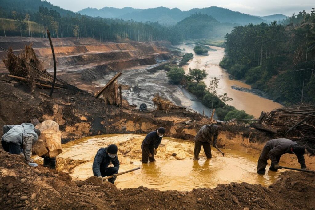 Ecuador no abre su catastro minero desde 2018, mientras la minería ilegal no se detiene.
