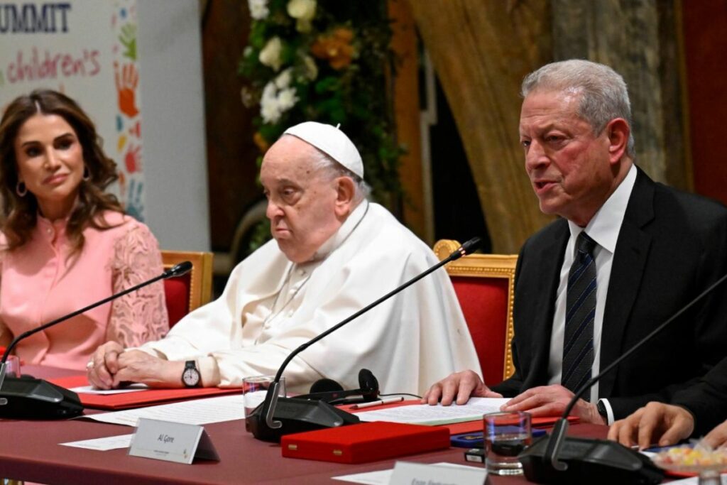 El papa Francisco durante un evento el 3 de febrero de 2025.